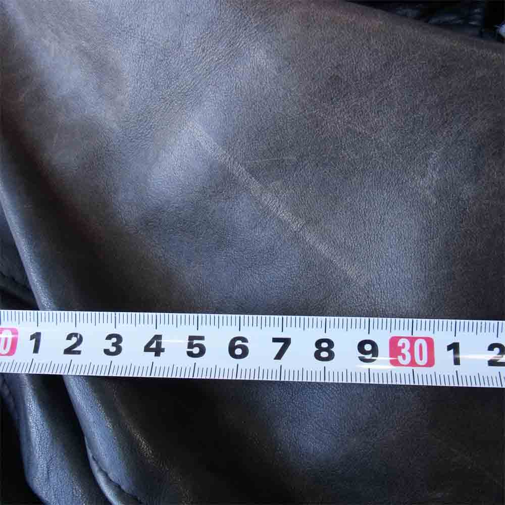 schott ショット ボア ライナー シングル レザー ライダース ブラック系 38【中古】