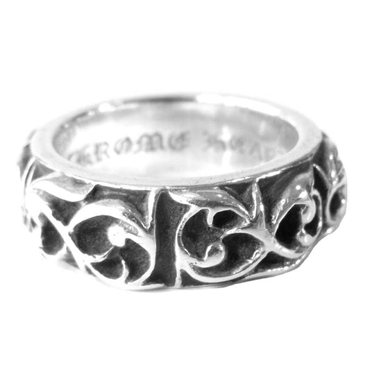 CHROME HEARTS クロムハーツ（原本無） ETRNITY VINE BAND エタニティ ヴァイン バンド リング シルバー系 16【中古】