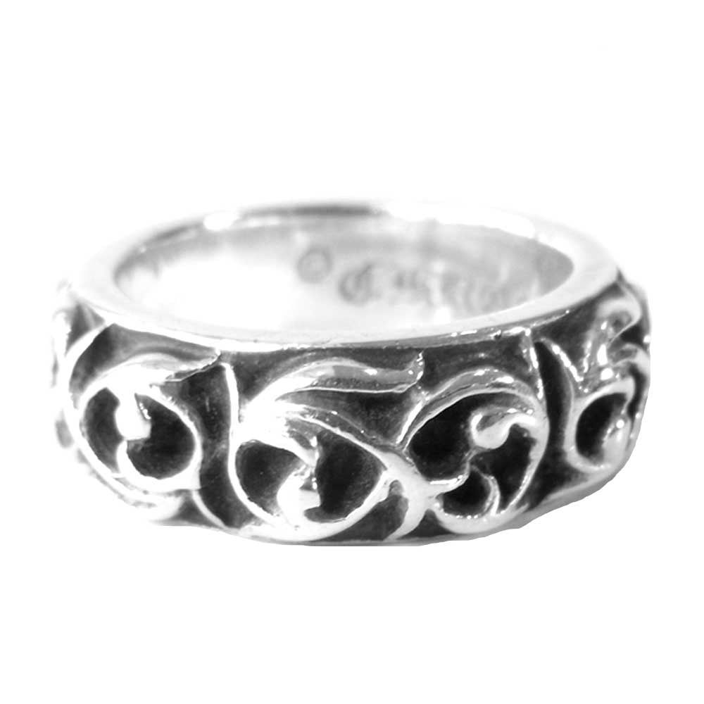 CHROME HEARTS クロムハーツ（原本無） ETRNITY VINE BAND エタニティ ヴァイン バンド リング シルバー系 16【中古】