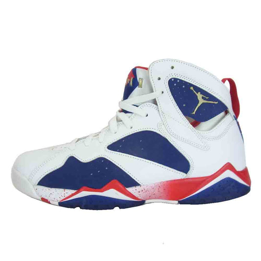 NIKE AIR JORDAN ナイキ ジョーダン 304775-123  7 RETRO レトロ OLYMPIC ALTERNATE オリンピック オルタネイト スニーカー ホワイト系 28.0【極上美品】【中古】