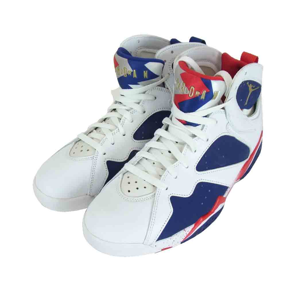 NIKE AIR JORDAN ナイキ ジョーダン 304775-123  7 RETRO レトロ OLYMPIC ALTERNATE オリンピック オルタネイト スニーカー ホワイト系 28.0【極上美品】【中古】