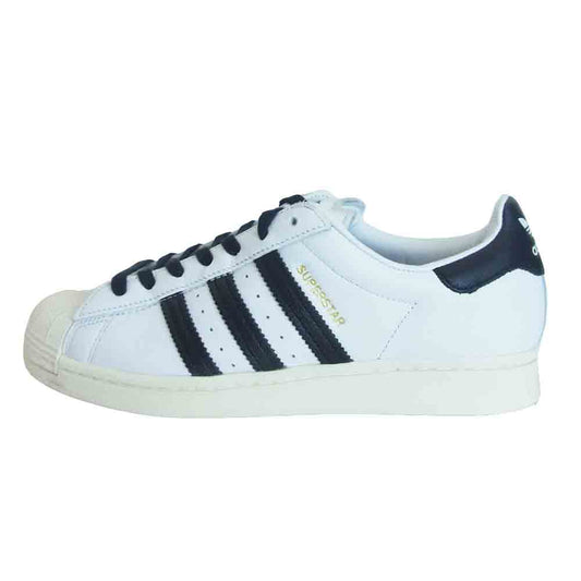 adidas アディダス FV3017 SUPERSTAR LACELESS スーパースター シューレースレス スニーカー ホワイト系 US8.5【極上美品】【中古】