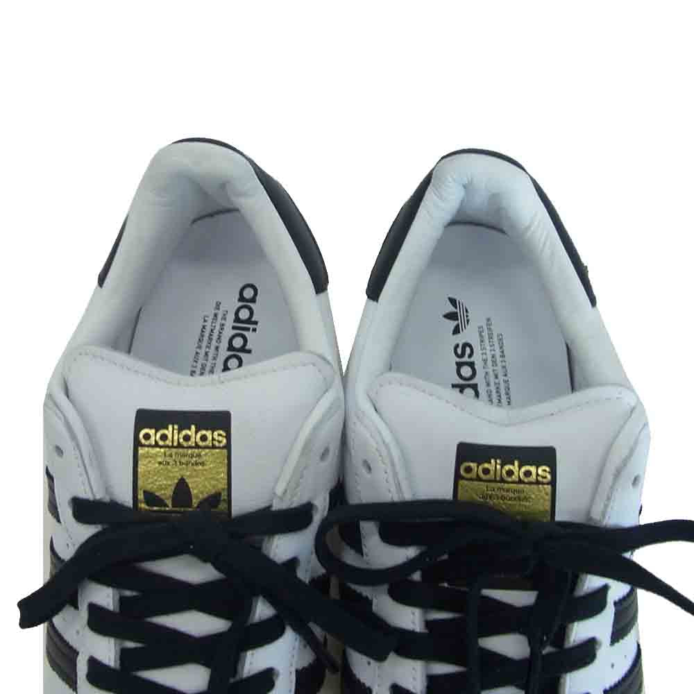 adidas アディダス FV3017 SUPERSTAR LACELESS スーパースター シューレースレス スニーカー ホワイト系 US8.5【極上美品】【中古】
