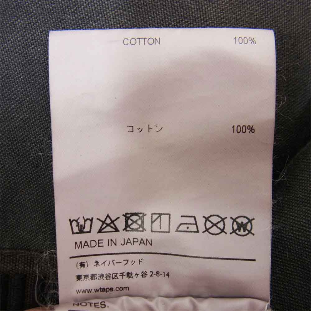 WTAPS ダブルタップス 20SS 201WVDT-SHM02 EX40 JUNGLE LS01 ジャングル ウォッシュ加工 シャツ  ブラック系 02【美品】【中古】