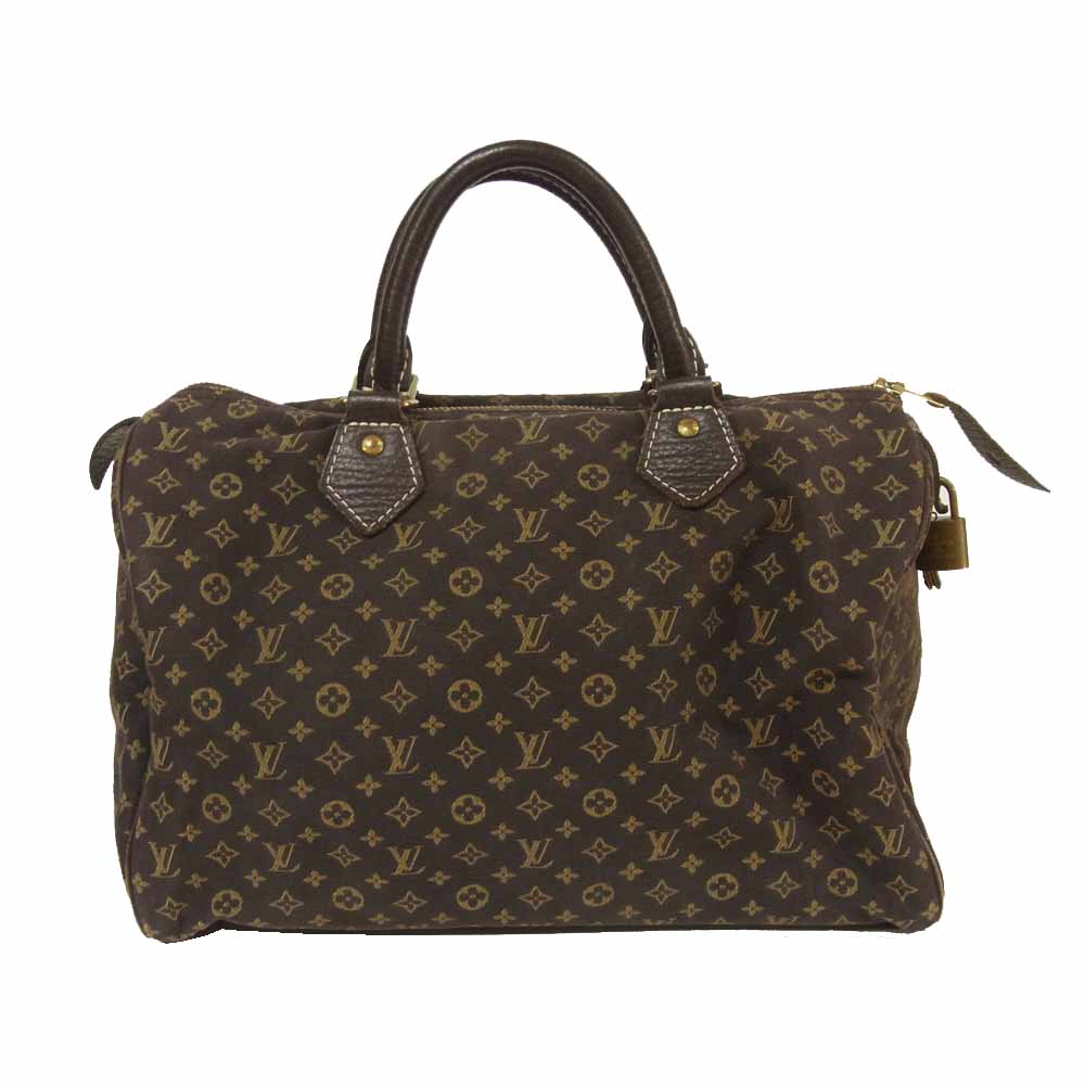 LOUIS VUITTON ルイ・ヴィトン M95224 モノグラム ミニラン スピーディ 30 ハンドバッグ ブラウン系【中古】