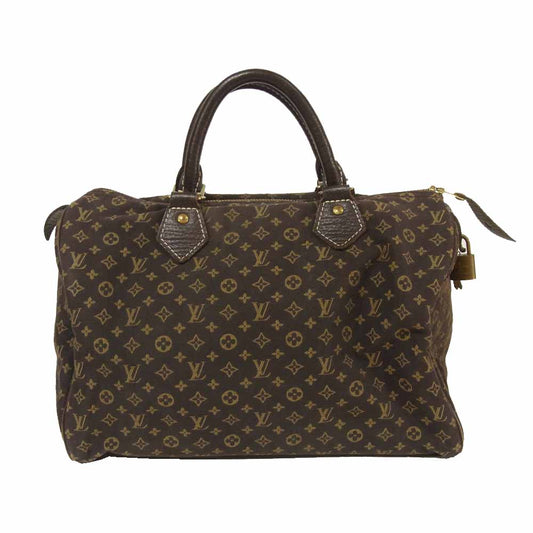 LOUIS VUITTON ルイ・ヴィトン M95224 モノグラム ミニラン スピーディ 30 ハンドバッグ ブラウン系【中古】