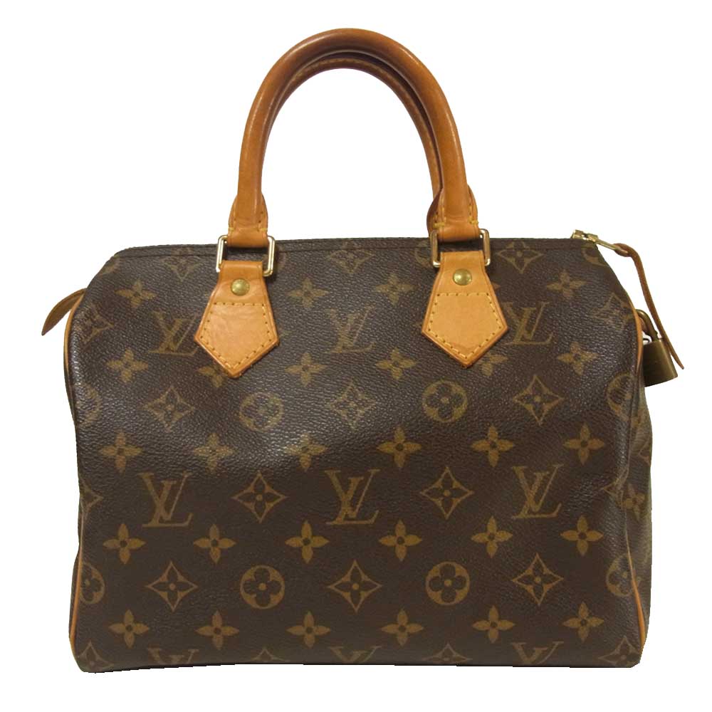 LOUIS VUITTON ルイ・ヴィトン モノグラム スピーディ25 ハンドバッグ ブラウン系【中古】