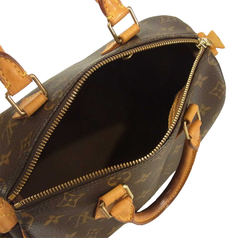 LOUIS VUITTON ルイ・ヴィトン モノグラム スピーディ25 ハンドバッグ ブラウン系【中古】