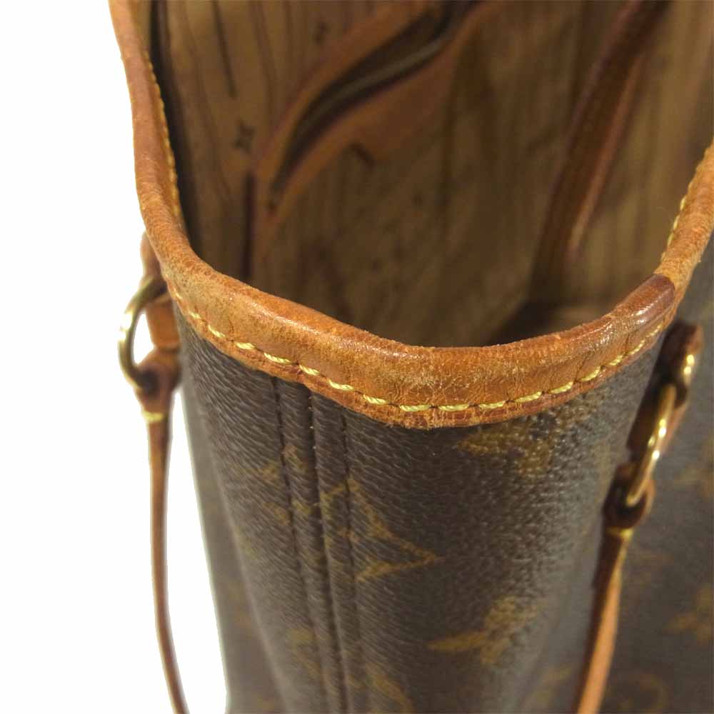 LOUIS VUITTON ルイ・ヴィトン M40156 モノグラム ネヴァーフル MM バッグ ブラウン系【中古】