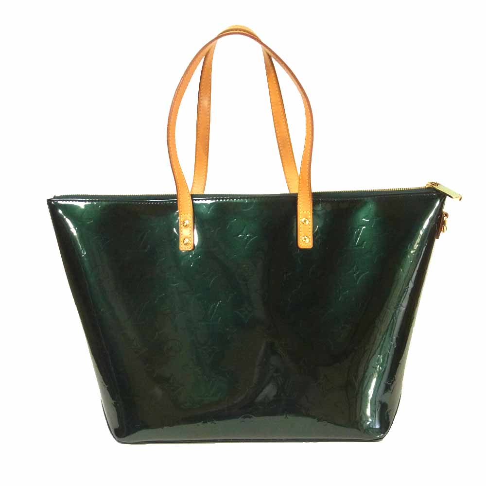 LOUIS VUITTON ルイ・ヴィトン M93673 ベルヴュー GM ヴェルニ ブルーニュイ バッグ グリーン系【中古】