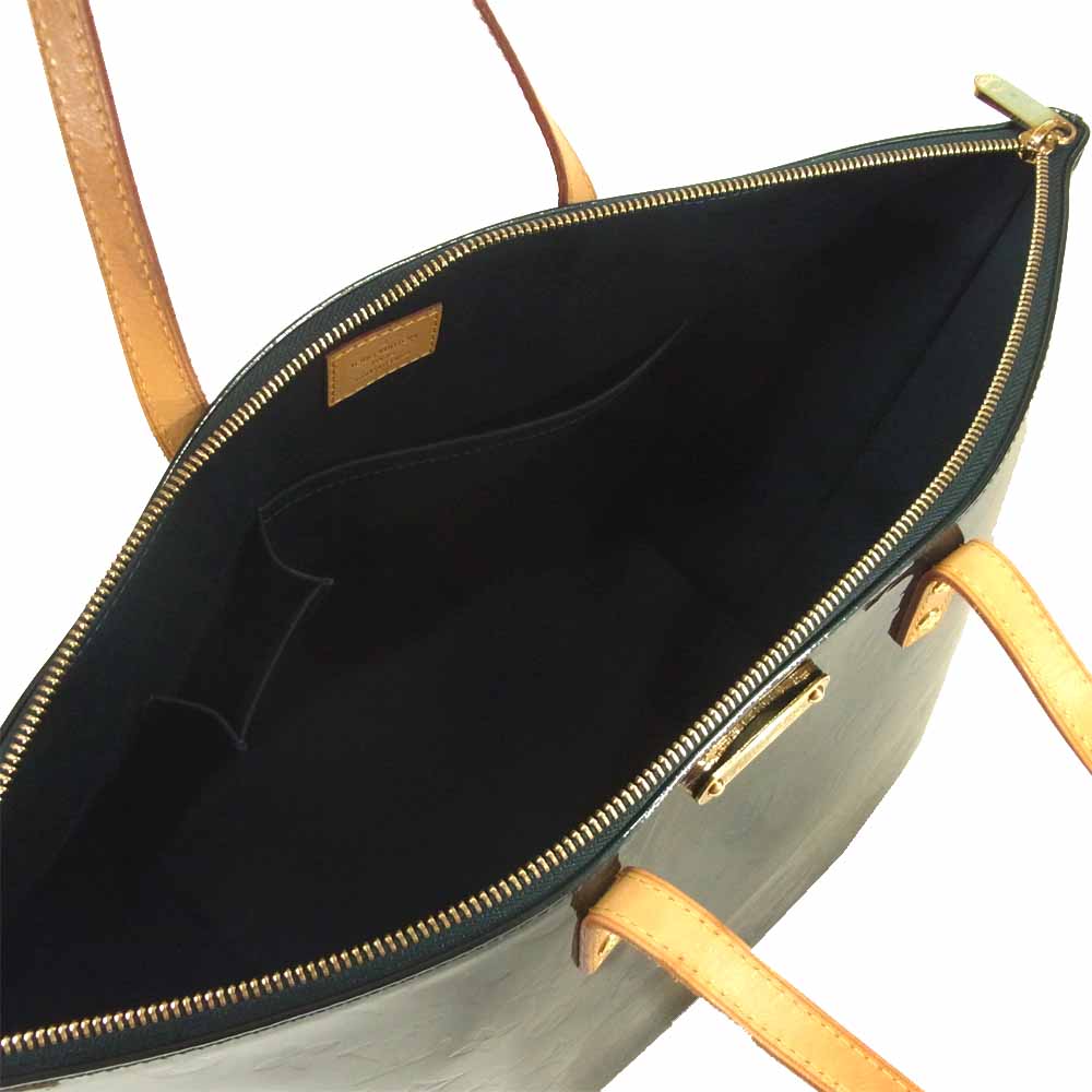 LOUIS VUITTON ルイ・ヴィトン M93673 ベルヴュー GM ヴェルニ ブルーニュイ バッグ グリーン系【中古】