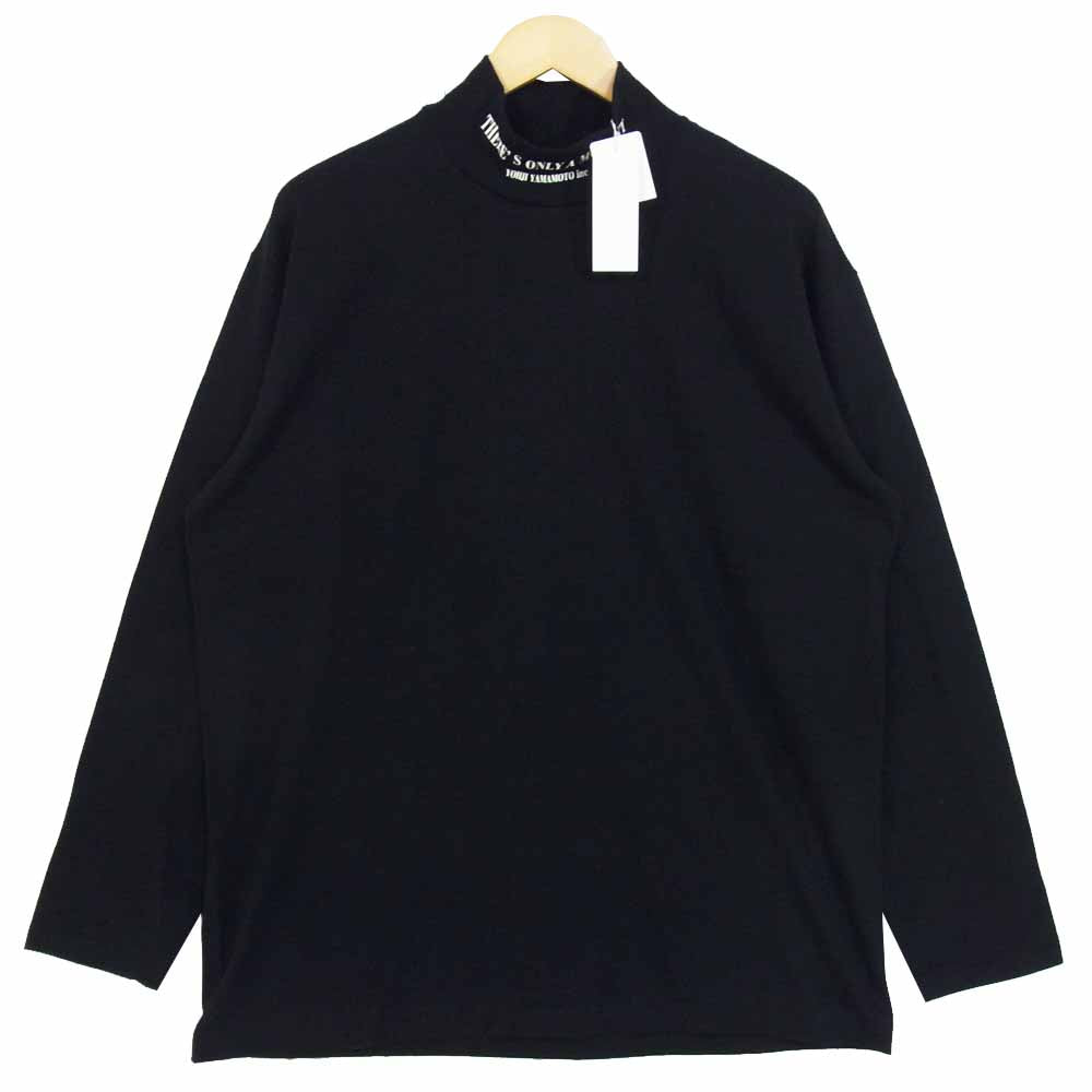 UB-T35-006-2 S'YTE 20/CottonJersey Only A Moment High Neck T-Shirt ハイネック Tシャツ ブラック系 4【新古品】【未使用】【中古】