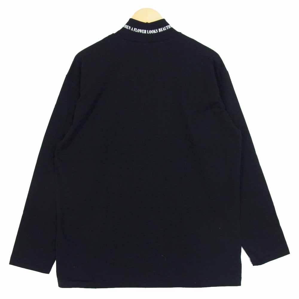 UB-T35-006-2 S'YTE 20/CottonJersey Only A Moment High Neck T-Shirt ハイネック Tシャツ ブラック系 4【新古品】【未使用】【中古】