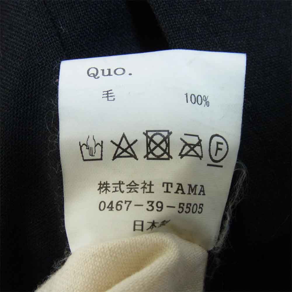 マシス スラックス チノパンツ ウール 日本製 チノ パンツ ブラック系 M【中古】