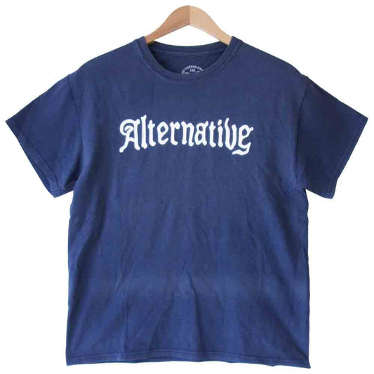 TENDERLOIN テンダーロイン T-TEE ALTERNATIVE オルタナティブ Tシャツ ネイビー系 M【中古】
