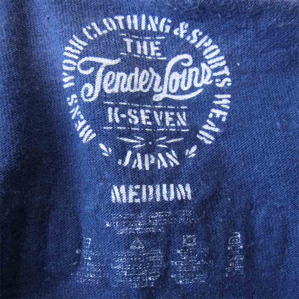 TENDERLOIN テンダーロイン T-TEE ALTERNATIVE オルタナティブ Tシャツ ネイビー系 M【中古】