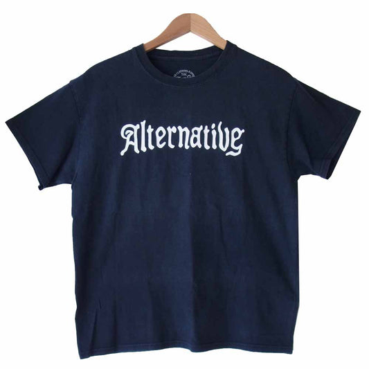 TENDERLOIN テンダーロイン 15SS T-TEE ALTERNATIVE オルタナティブ Tシャツ ネイビー系 M【中古】