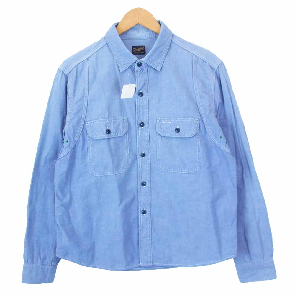 TENDERLOIN テンダーロイン T-CHAMBRAY SHT シャンブレー シャツ ライトブルー系 M【中古】