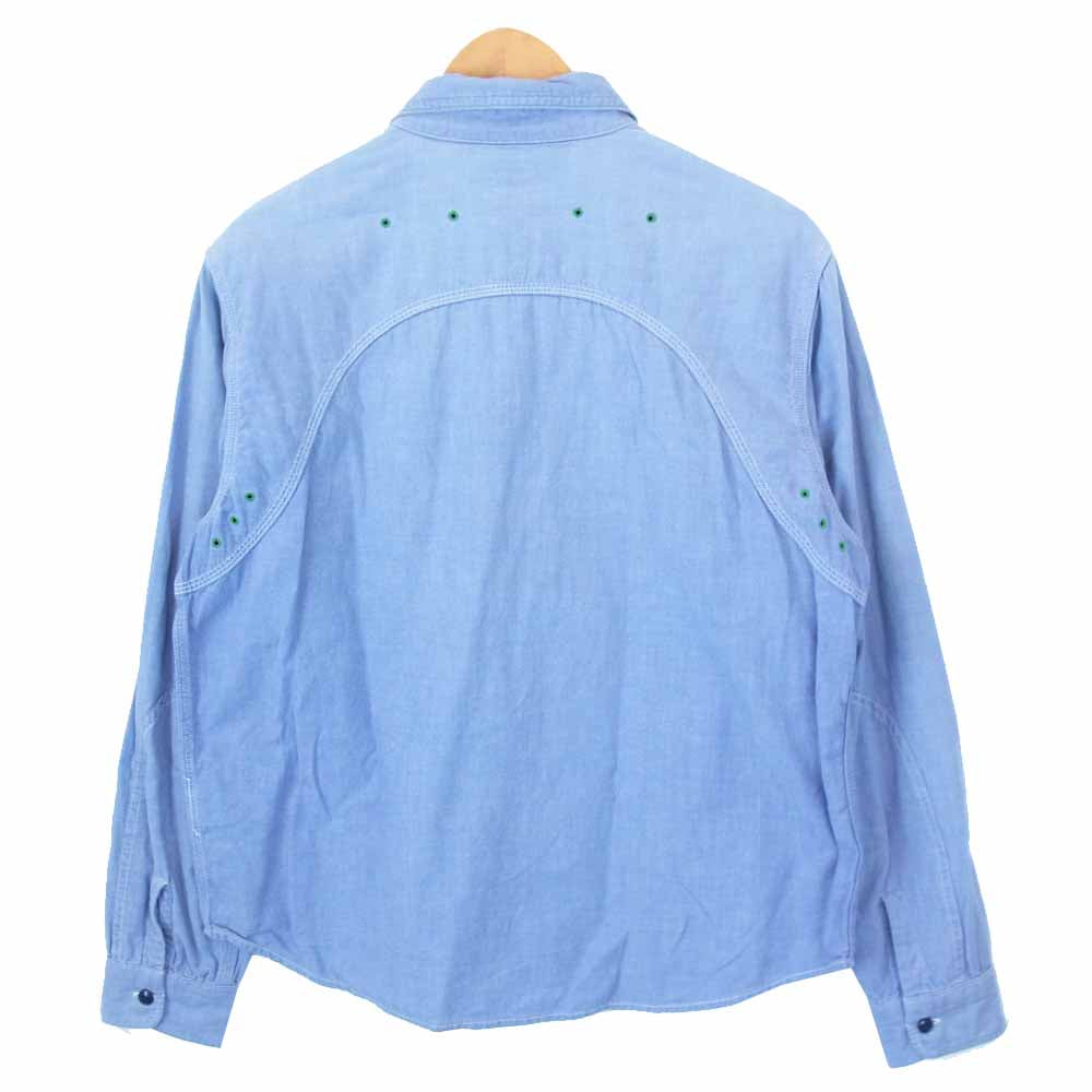 TENDERLOIN テンダーロイン T-CHAMBRAY SHT シャンブレー シャツ ライトブルー系 M【中古】