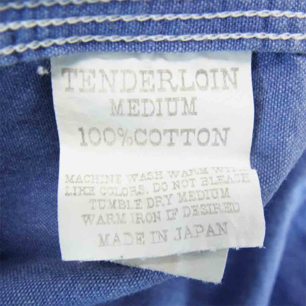 TENDERLOIN テンダーロイン T-CHAMBRAY SHT シャンブレー シャツ ライトブルー系 M【中古】