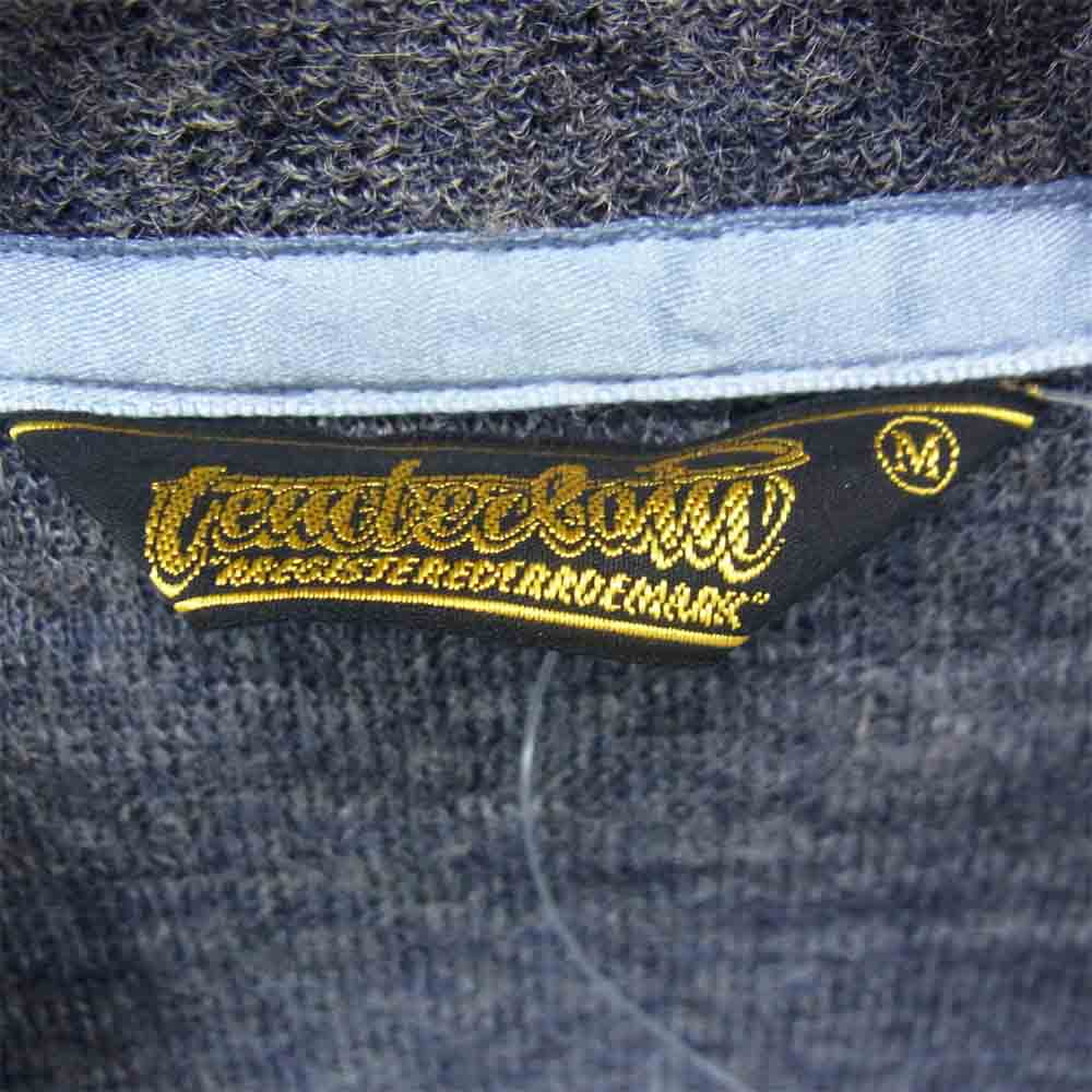 TENDERLOIN テンダーロイン T-RANK KNIT カーディガン ネイビー系 グレー系 M【中古】