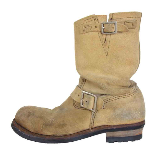 RED WING レッドウィング 8268 スエードエンジニアブーツ ベージュ系 US10【中古】
