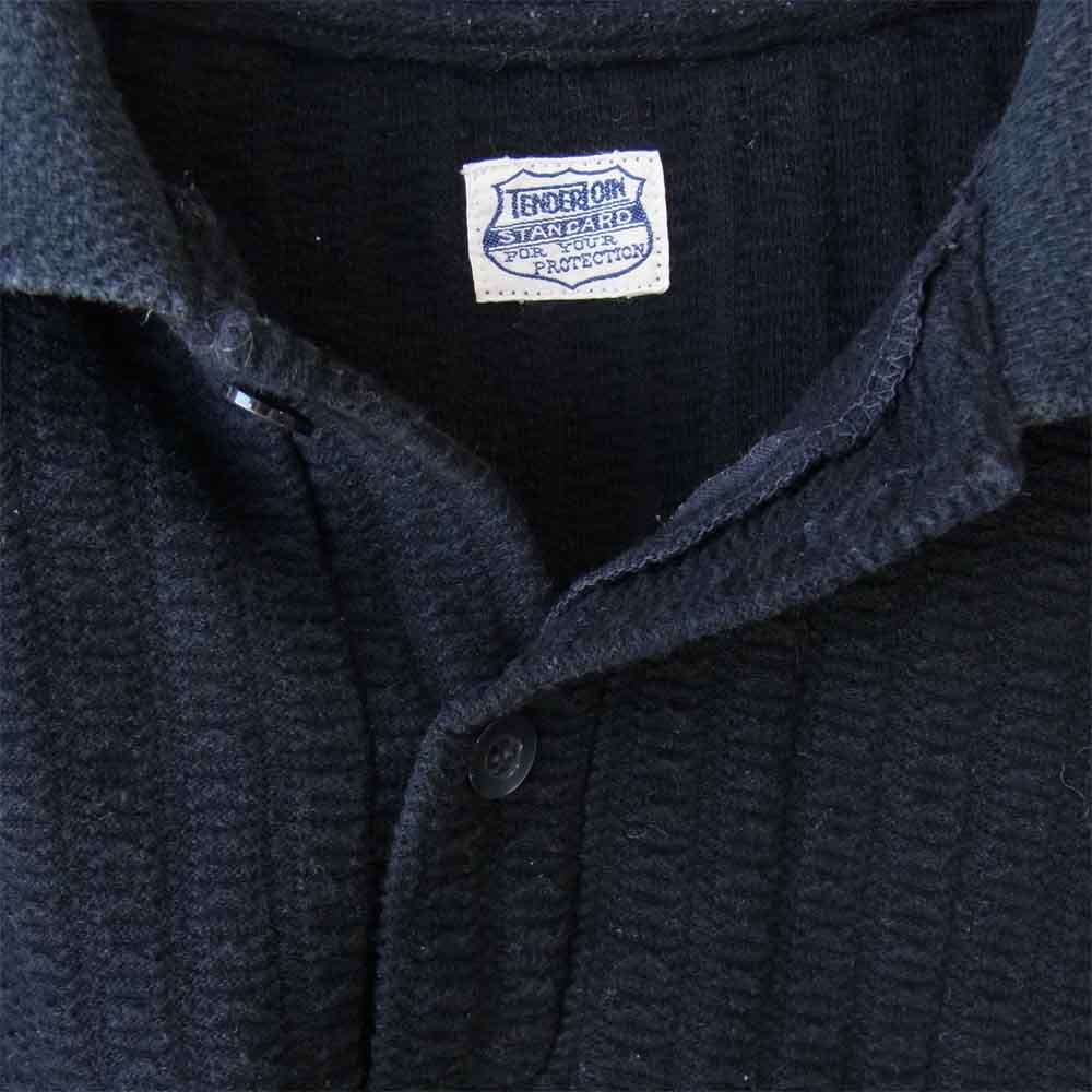 TENDERLOIN テンダーロイン T-POLO P ポロシャツ ピケ ブラック系 L【中古】