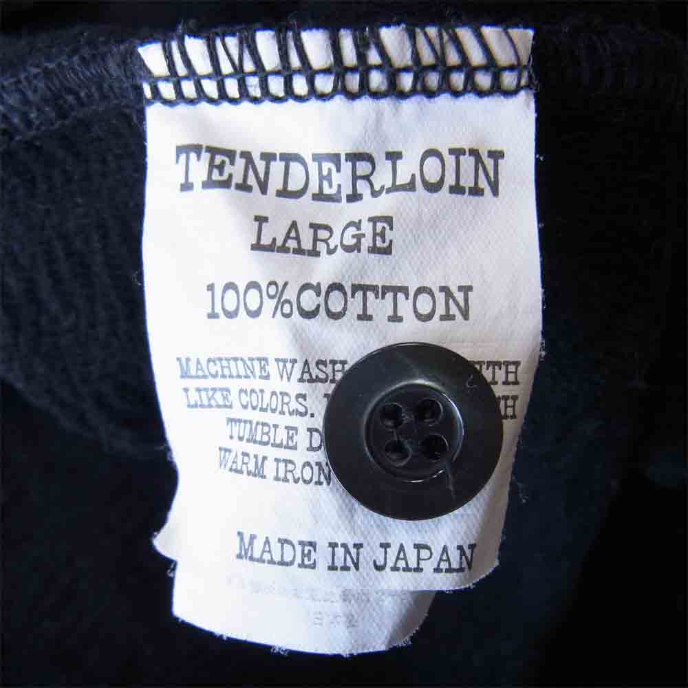 TENDERLOIN テンダーロイン T-POLO P ポロシャツ ピケ ブラック系 L【中古】
