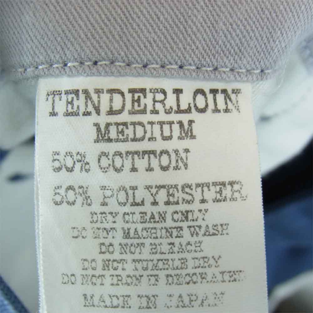 TENDERLOIN テンダーロイン T-BDP T/C SHORTS コットンショーツ ブルー M【中古】