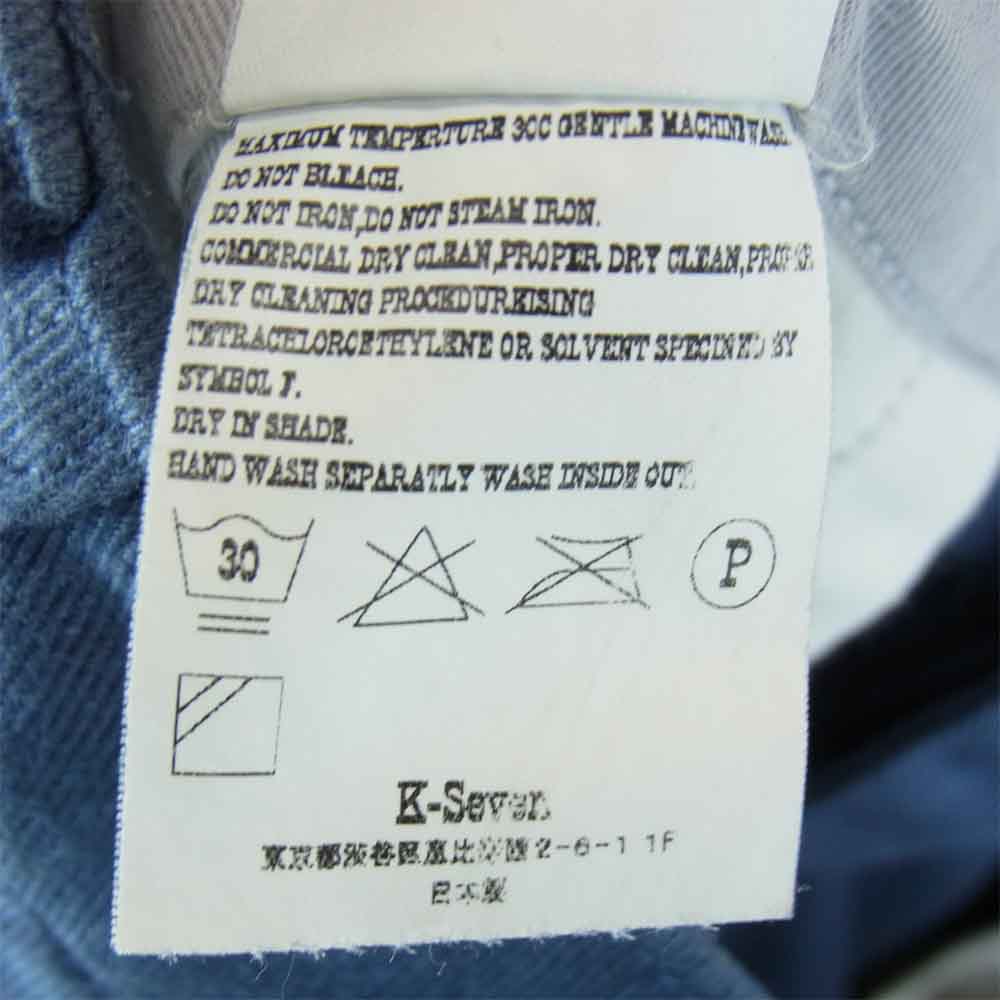 TENDERLOIN テンダーロイン T-BDP T/C SHORTS コットンショーツ ブルー M【中古】