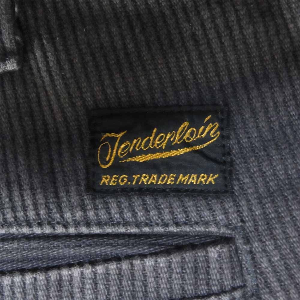 TENDERLOIN テンダーロイン T-BDP PIQUE ピケ パンツ コットン コーデュロイパンツ チャコール系 S【中古】