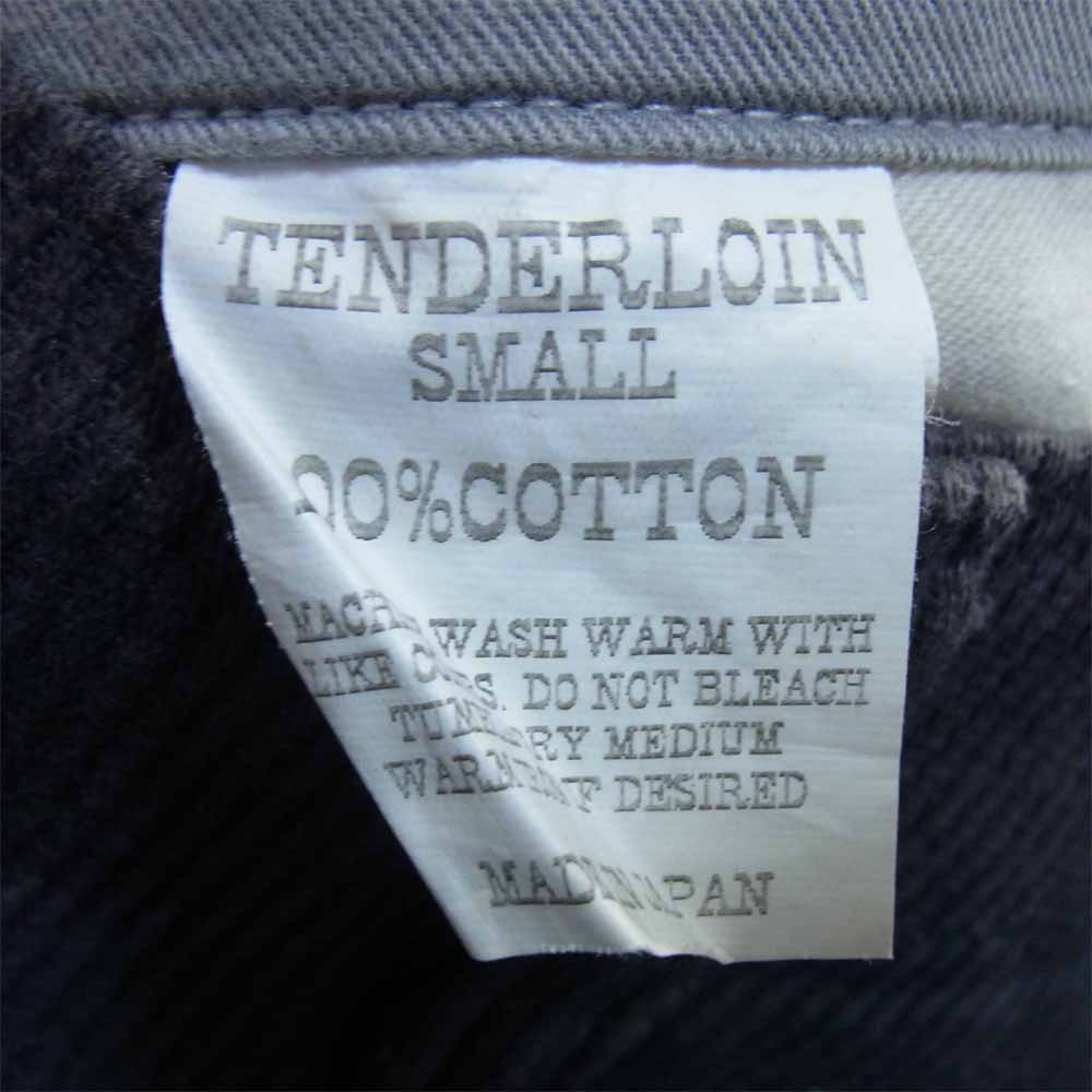 TENDERLOIN テンダーロイン T-BDP PIQUE ピケ パンツ コットン コーデュロイパンツ チャコール系 S【中古】
