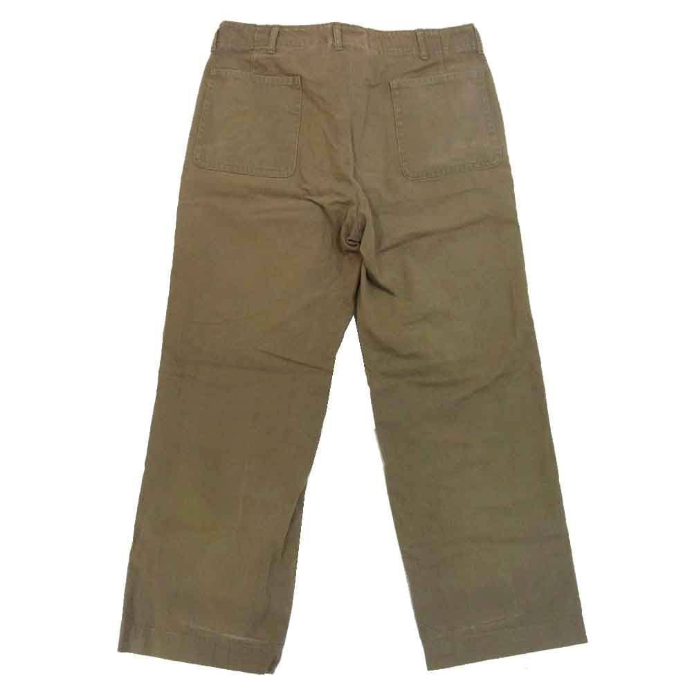 BUTCHER PRODUCTS ブッチャープロダクツ チノパンツ ワイドトラウザー パンツ カーキ系 34【中古】
