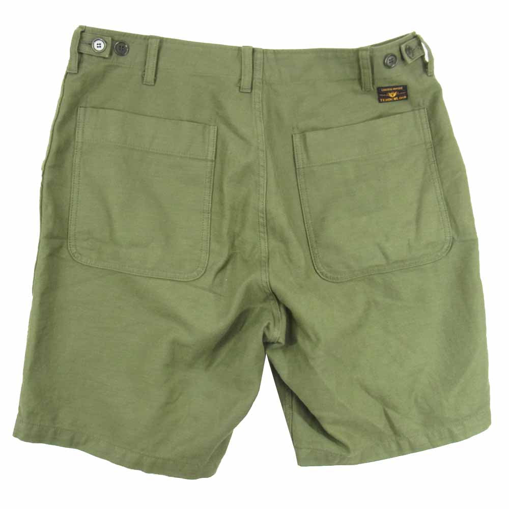 TENDERLOIN テンダーロイン T-ARMY SHORTS F アーミ―ショーツ ベイカー ショートパンツ カーキ系 M【中古】
