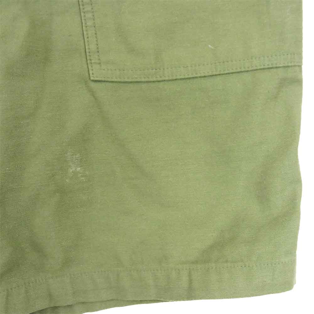 TENDERLOIN テンダーロイン T-ARMY SHORTS F アーミ―ショーツ ベイカー ショートパンツ カーキ系 M【中古】