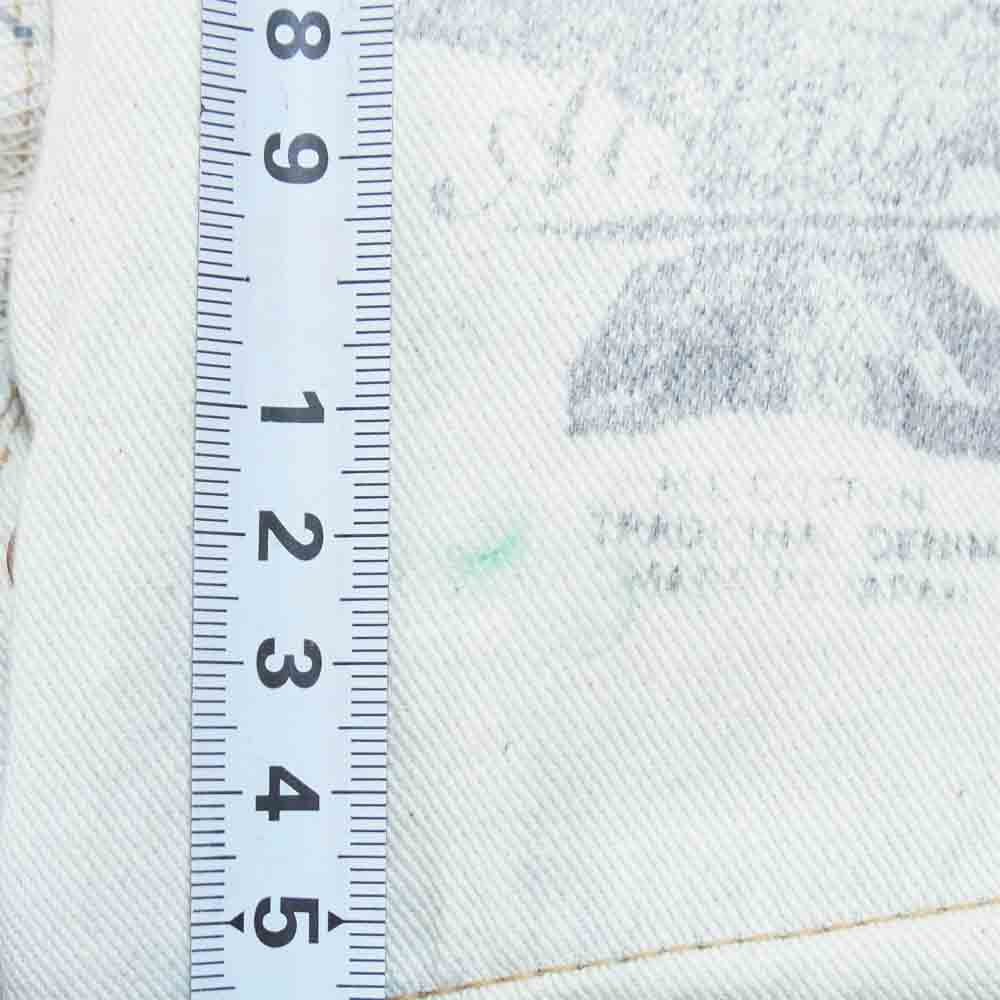 AT LAST アットラスト シンチバック付き デニムパンツ インディゴブルー系 サイズ表記無(W36程度)【中古】