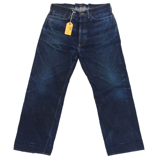 AT LAST アットラスト シンチバック付き デニムパンツ デニム パンツ インディゴブルー系 36【中古】