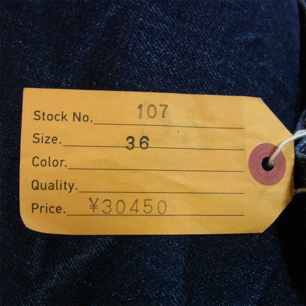 AT LAST アットラスト シンチバック付き デニムパンツ デニム パンツ インディゴブルー系 36【中古】