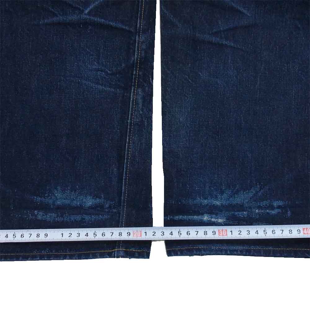 AT LAST アットラスト シンチバック付き デニムパンツ デニム パンツ インディゴブルー系 36【中古】
