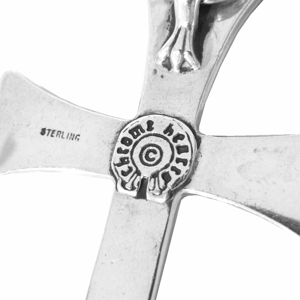 CHROME HEARTS クロムハーツ（原本無） ラージ CH クロス シルバー925 ペンダントトップ シルバー系【中古】