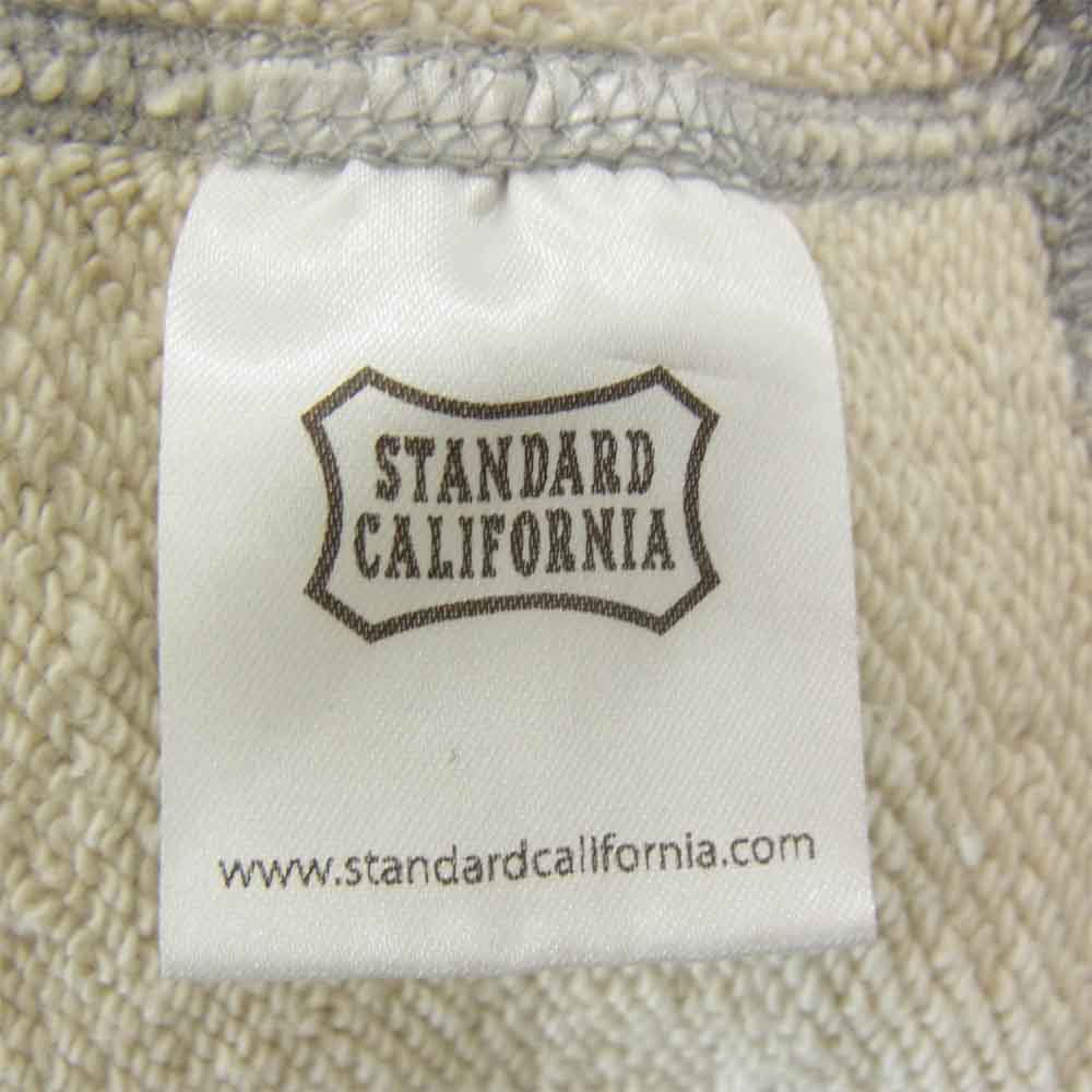STANDARD CALIFORNIA スタンダードカリフォルニア × ゴーアウト GO OUT COTTON PULL OVER HOOD SWEAT プルオーバーパーカー グレー系 M【中古】