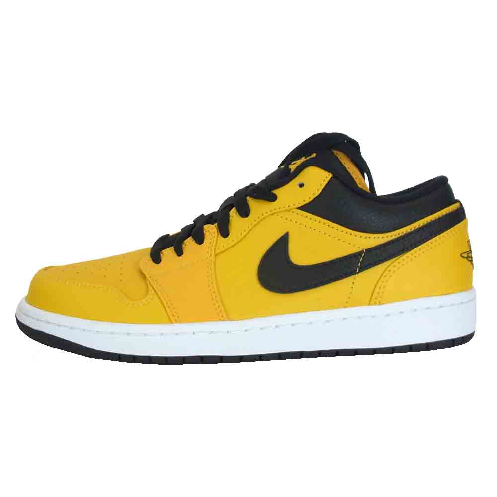 NIKE ナイキ 553558-700 Air Jordan 1 Low UNIVERSITY GOLD エア ジョーダン 1 スニーカー イエロー系 26.5【新古品】【未使用】【中古】