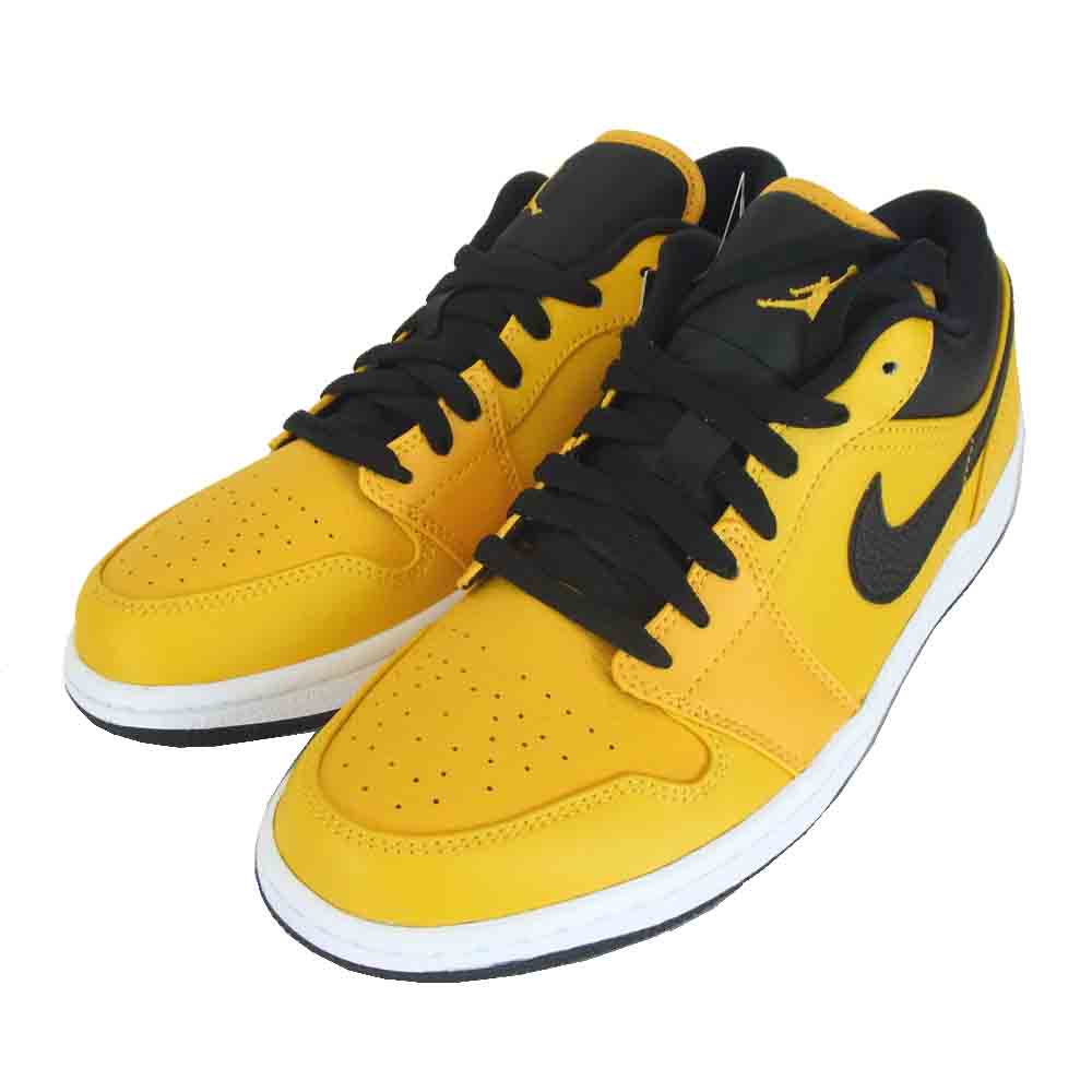 NIKE ナイキ 553558-700 Air Jordan 1 Low UNIVERSITY GOLD エア ジョーダン 1 スニーカー イエロー系 26.5【新古品】【未使用】【中古】