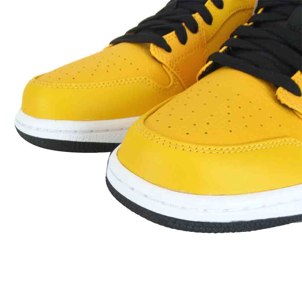 NIKE ナイキ 553558-700 Air Jordan 1 Low UNIVERSITY GOLD エア ジョーダン 1 スニーカー イエロー系 26.5【新古品】【未使用】【中古】