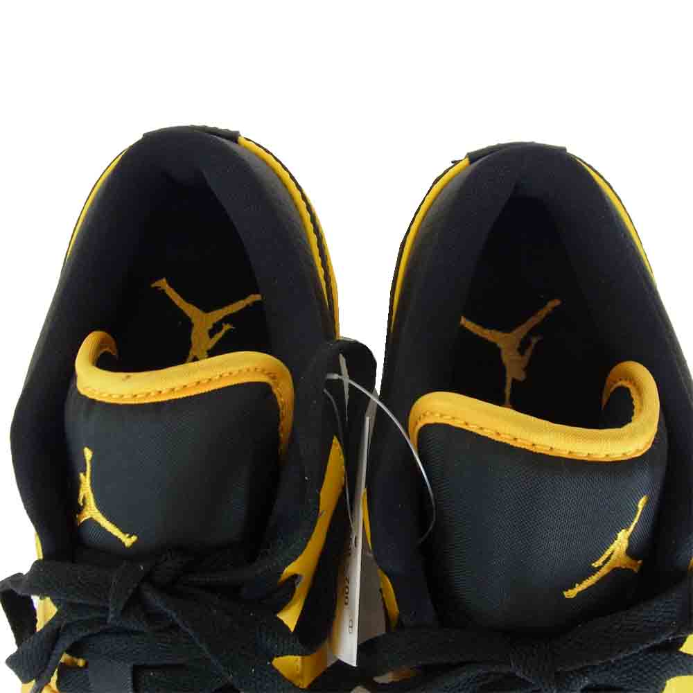 NIKE ナイキ 553558-700 Air Jordan 1 Low UNIVERSITY GOLD エア ジョーダン 1 スニーカー イエロー系 26.5【新古品】【未使用】【中古】