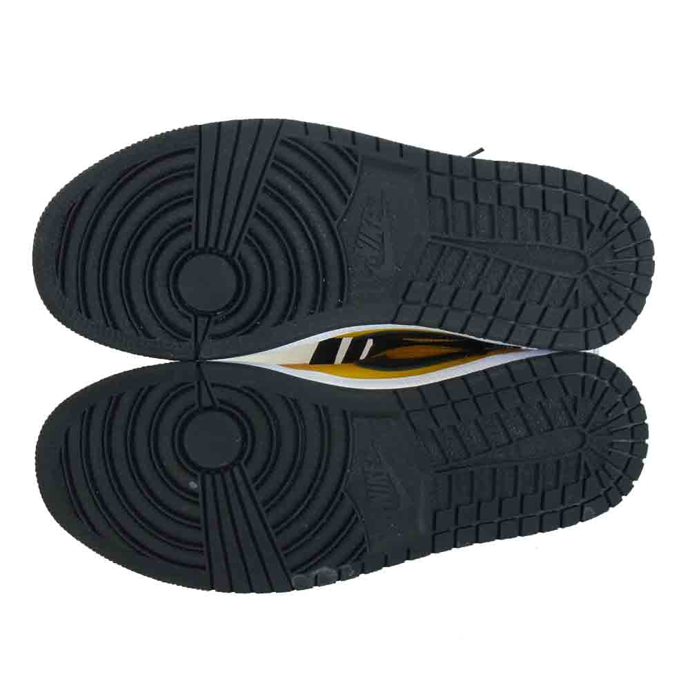 NIKE ナイキ 553558-700 Air Jordan 1 Low UNIVERSITY GOLD エア ジョーダン 1 スニーカー イエロー系 26.5【新古品】【未使用】【中古】