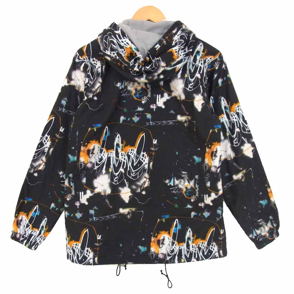 COMME des GARCONS コムデギャルソン W28171 SHIRT Futura フューチャラ グラフィック プリント ジャケット フーディ ブラック系 M【中古】