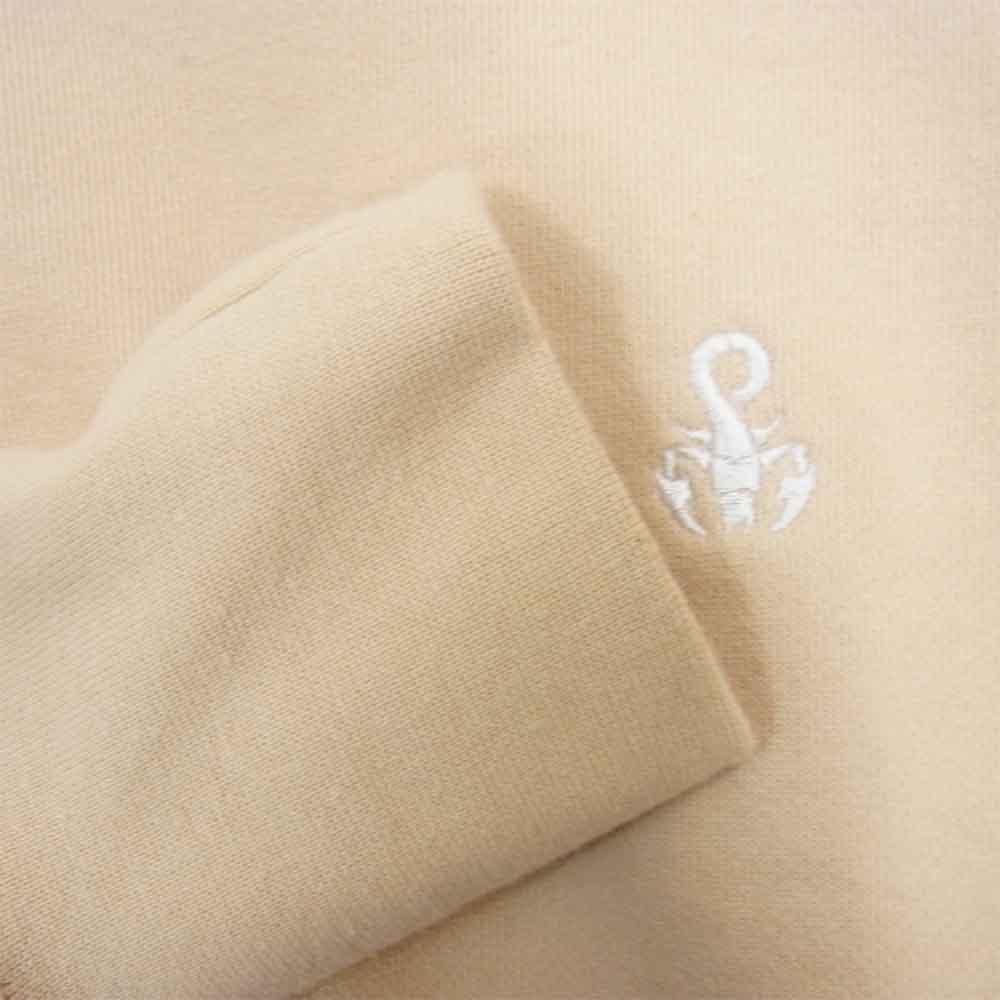 SOPHNET. ソフネット 21SS SHOP-202140 × FRUIT OF THE LOOM フルーツオブザルーム CREWNECK SWEAT スウェット ベージュ系 M【美品】【中古】