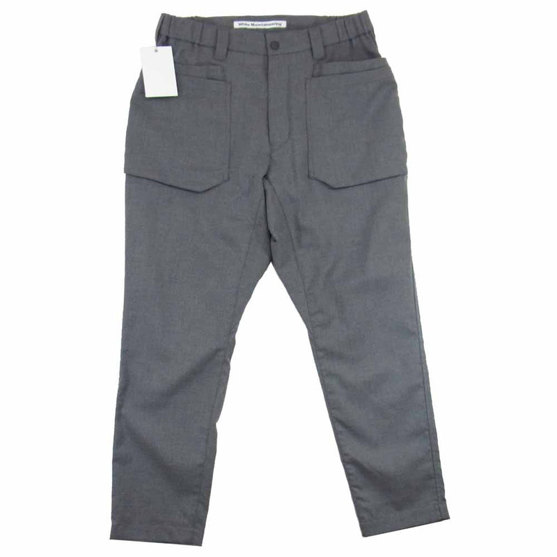 WHITE MOUNTAINEERING ホワイトマウンテニアリング 20AW WM2073404 STRETCHED SAXONY DOUBLE POCKET PANTS サルエル パンツ グレー系 1【新古品】【未使用】【中古】