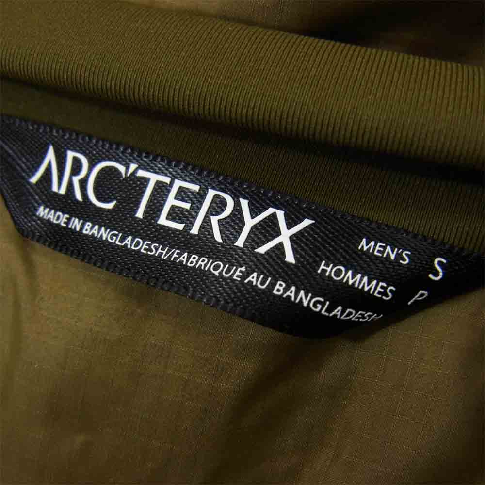 ARC'TERYX アークテリクス ATOM AR HOODY アトム AR フーディ ジャケット カーキ系 S【中古】